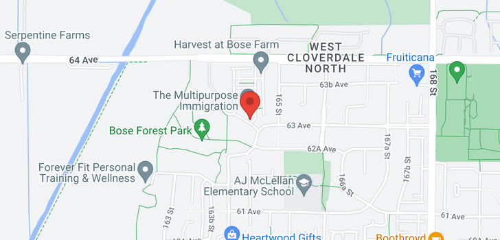 map of 129 16488 64 AVENUE